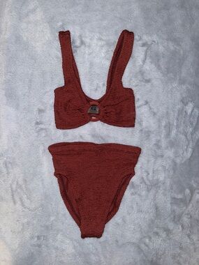 Hunza G Nadine Two-Piece Bikini Set OS